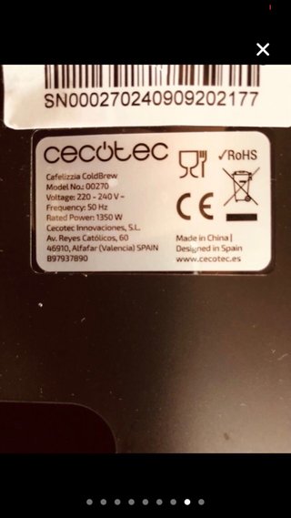 Cafetera Cecotec Espresso