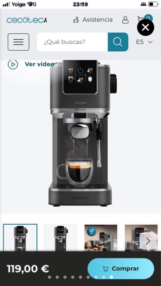 Cafetera Cecotec Espresso
