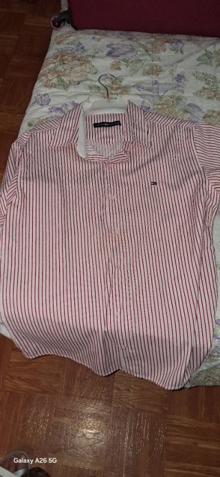 Camisa INT&CO cuadros roja y azul Talla L