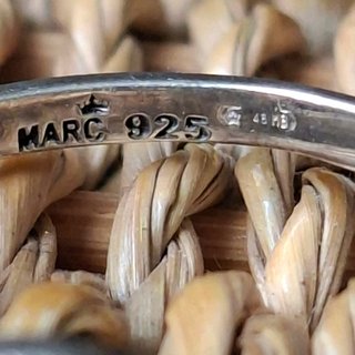 Anello Peridoto Argento e Marcassite