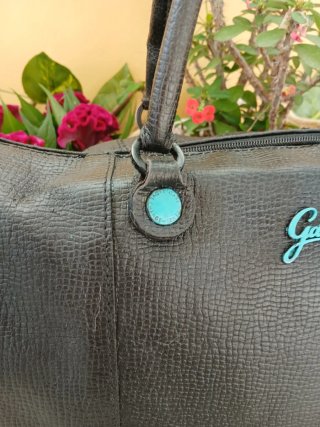 Borsa Gabs trasformabile nero e turchese