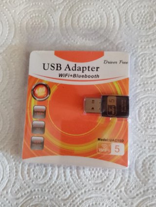 Adaptador USB WiFi+Bluetooth 600 Mbps