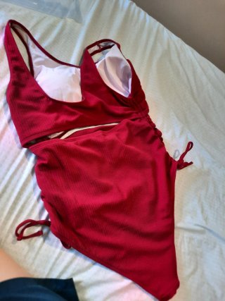 Bañador granate 3XL