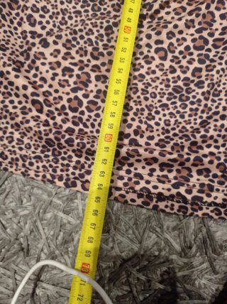 Falda larga leopardo