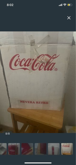 Nevera Coca Cola Vintage Roja