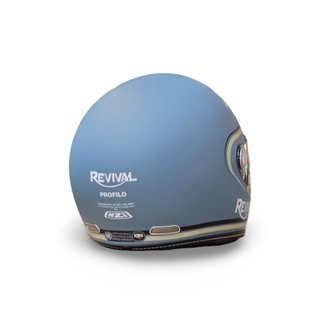 Casco Integral NZI Revival Profilo SkyBlue