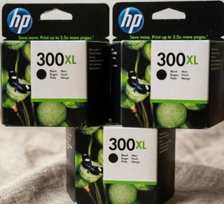 3 Cartuchos HP 300XL Negro