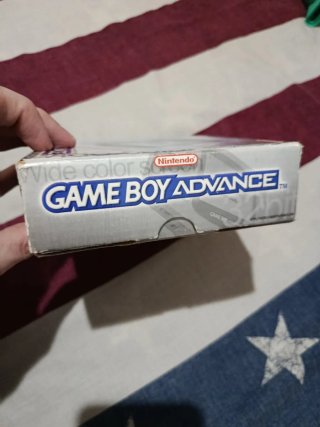 Caja y manuales Game Boy Advance Blanco Glaciar