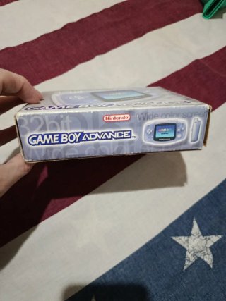 Caja y manuales Game Boy Advance Blanco Glaciar