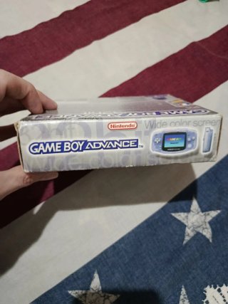Caja y manuales Game Boy Advance Blanco Glaciar