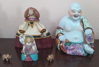 Figuras decorativas de porcelana