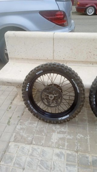 Ruedas moto 49cc tacos Pirelli Michelin
