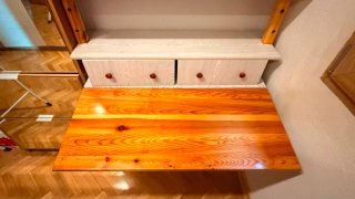 Estantería madera regulableMesa plegable cajones