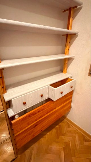 Estantería madera regulableMesa plegable cajones