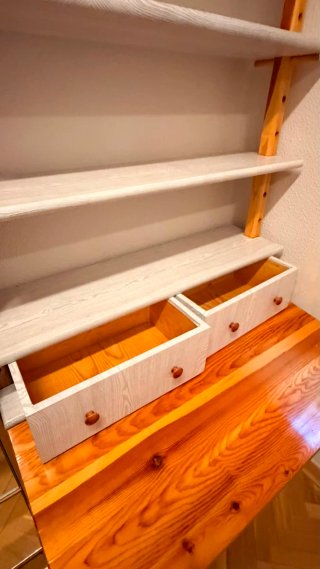 Estantería madera regulableMesa plegable cajones