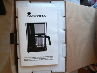 Cafetera Eléctrica MasterPRO Excellence 1.25L