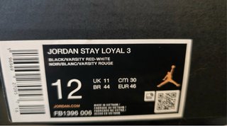 Zapatillas Air Jordan Stay Loyal 3 Negras Rojas