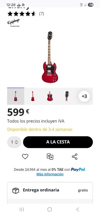 Guitarra Epiphone SG Special