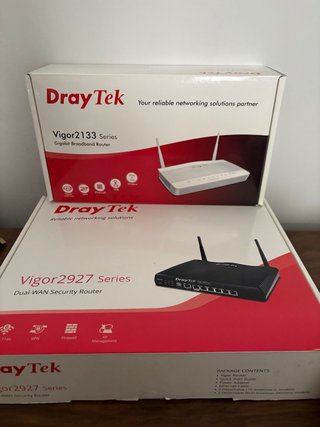 2 Routers Draytek Vigor2133 y Vigor2927