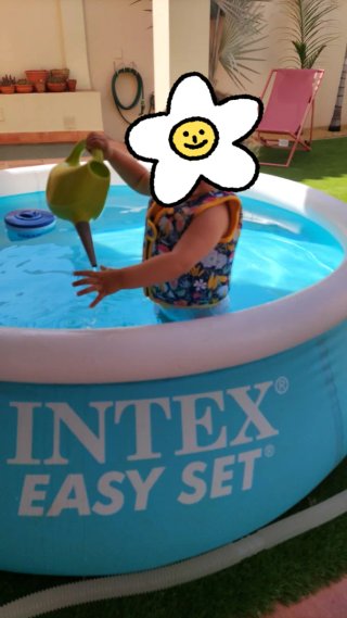 Piscina redonda Intex con depuradora y filtros