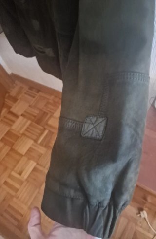 Abrigo de piel impermeable hombre