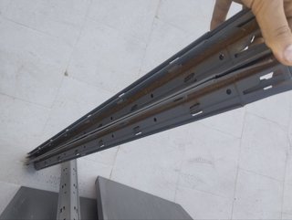 Estantería metálica 5 alturas gris