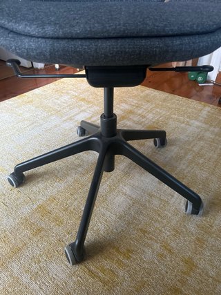 Silla de oficina Ikea HATTEFJÄLL gris
