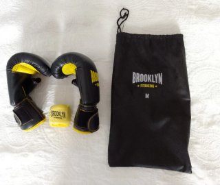 Guantes Boxeo Brooklyn Fitboxing M + Bolsa