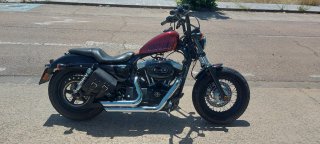 Harley Davidson Sportster Forty Eight Roja