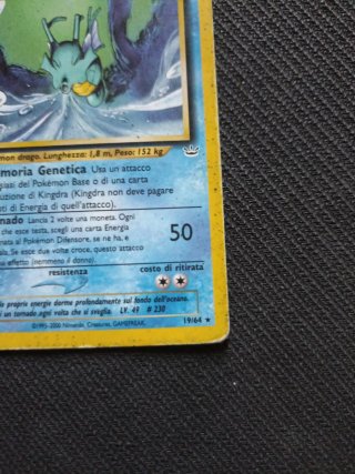 Kingdra 19/64 Neo Revelation 1a ed Pokémon