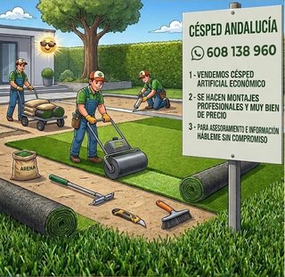 Césped artificial y montajes