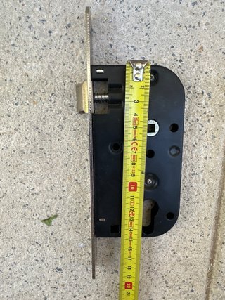 Cerradura de embutir niquel