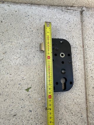 Cerradura de embutir niquel