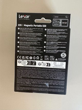 Lexar ES5 SSD Portátil Magnético 4TB