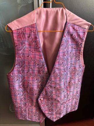 Chaleco y corbatón de boda