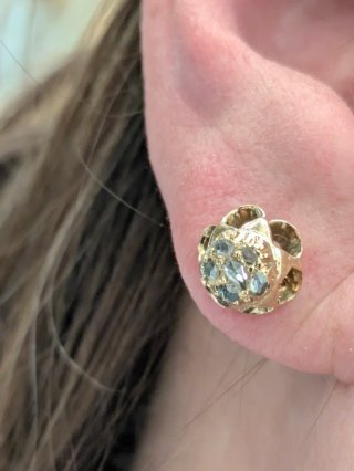 Pendientes Oro 18k Diamantes