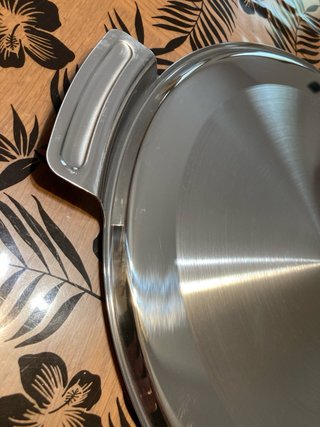 AMC Vassoio/Coperchio combinato acciaio inox 31 cm