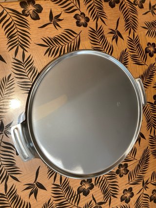 AMC Vassoio/Coperchio combinato acciaio inox 31 cm