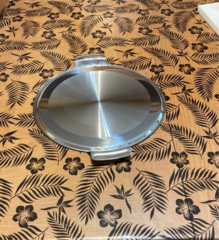 AMC Vassoio/Coperchio combinato acciaio inox 31 cm