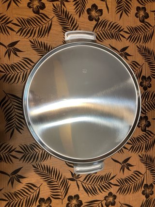 AMC Vassoio/Coperchio combinato acciaio inox 31 cm