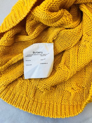 Jersey Burberry Mujer Amarillo Talla 44