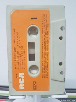 José Feliciano - That the Spirit Needs (Cassette)
