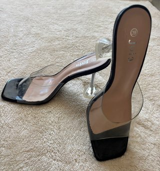 Sandalias transparentes Joia Talla 39