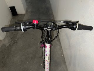 Bicicleta niña blanca y morada, Teens 24.