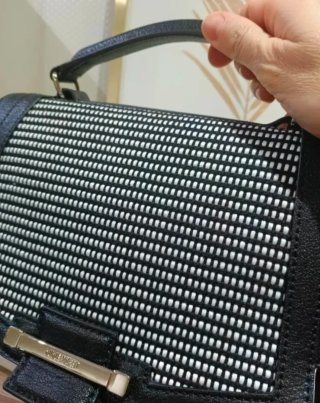 Bolso Nine West Negro y Blanco