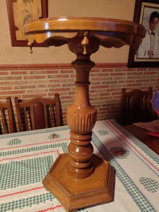 Mesita auxiliar madera maciza