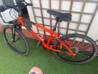 Bicicleta Rockrider Naranja Casi Nueva