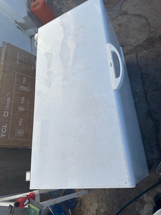 Congelador arcón blanco