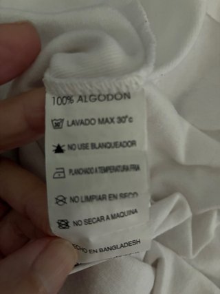 Camiseta New Saks Blanca Manga Corta