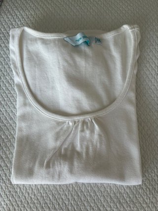 Camiseta New Saks Blanca Manga Corta